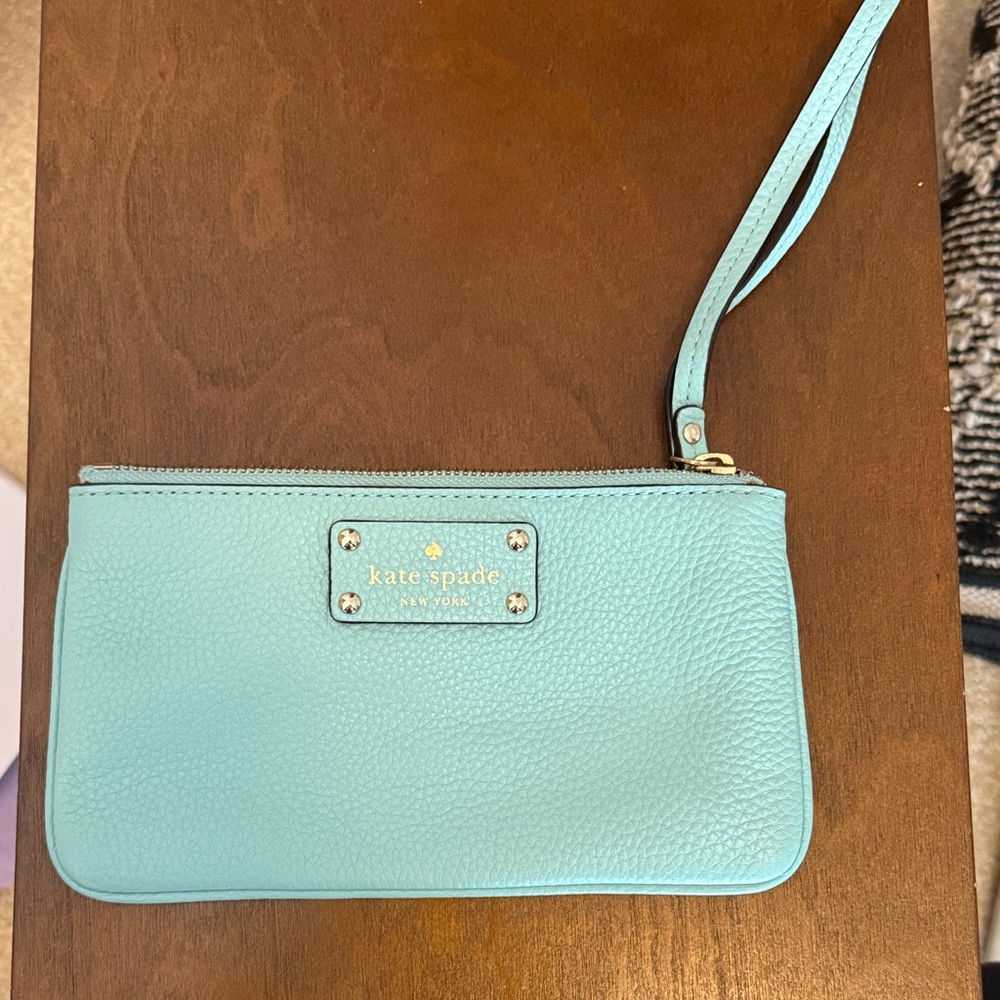 Kate Spade Turquoise Wristlet